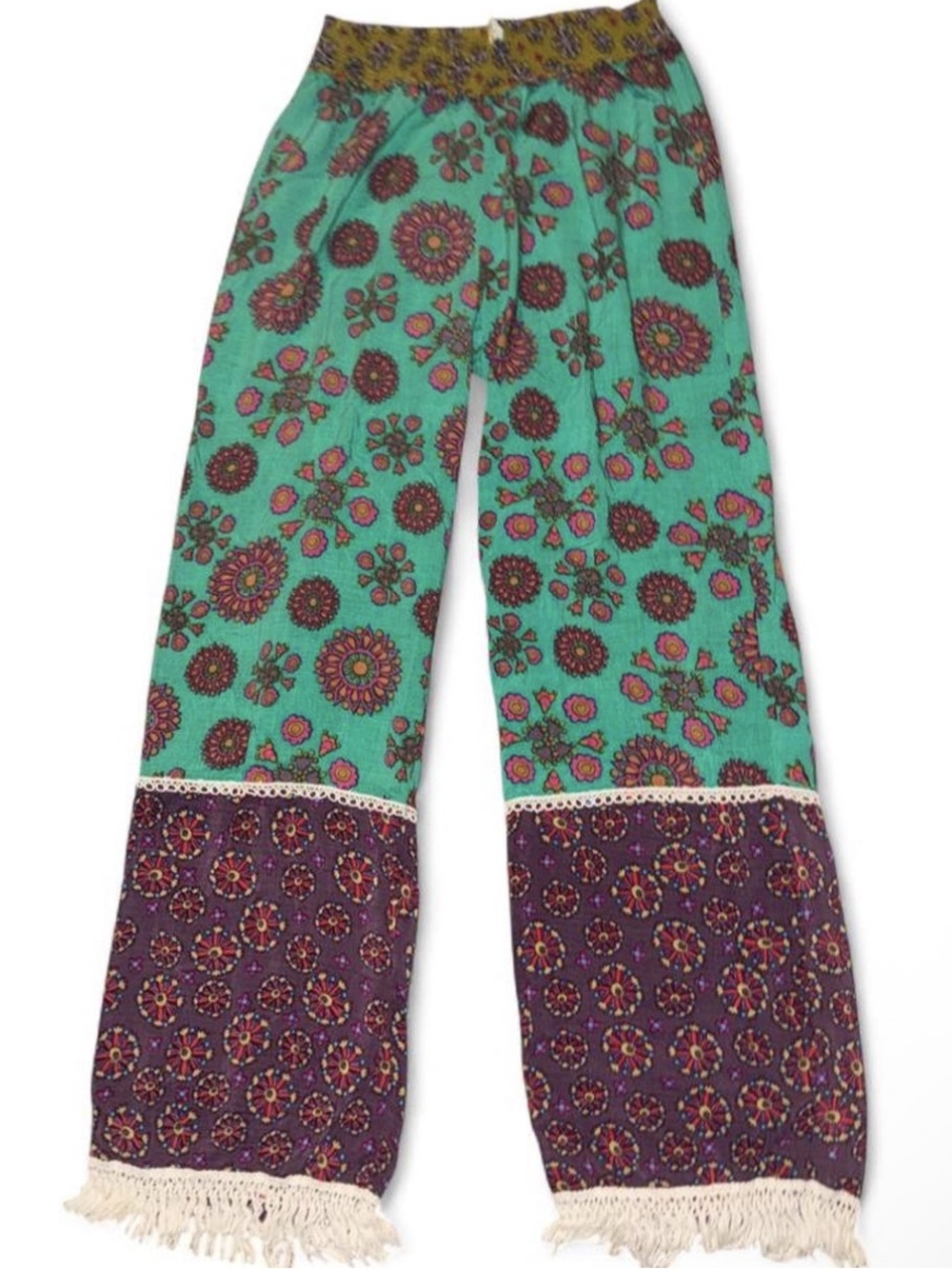 RARE Natural Life Floral Boho Pants